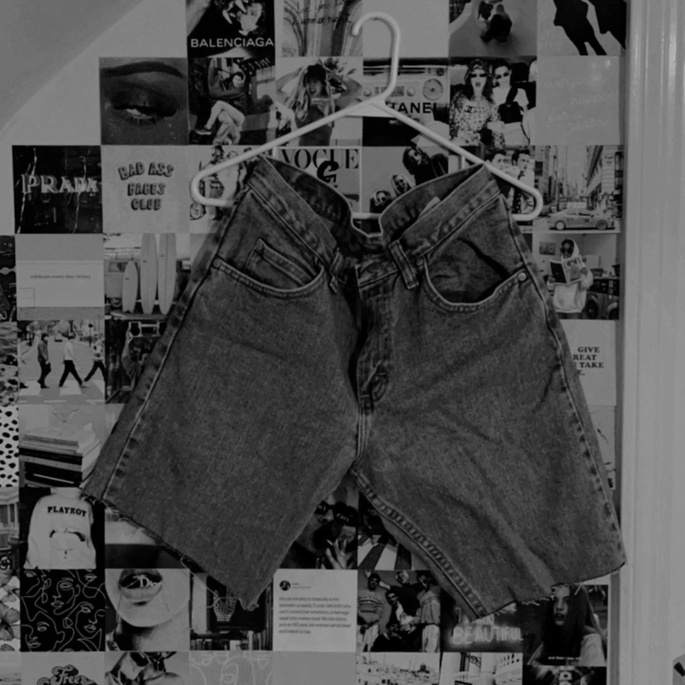 DIY trimmed Wrangled jeans